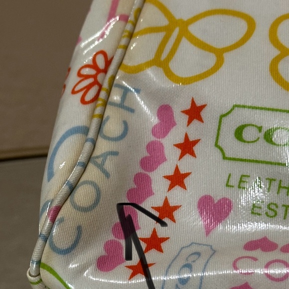 Coach Multicolor Patterned Pouch - Picture 10 of 11